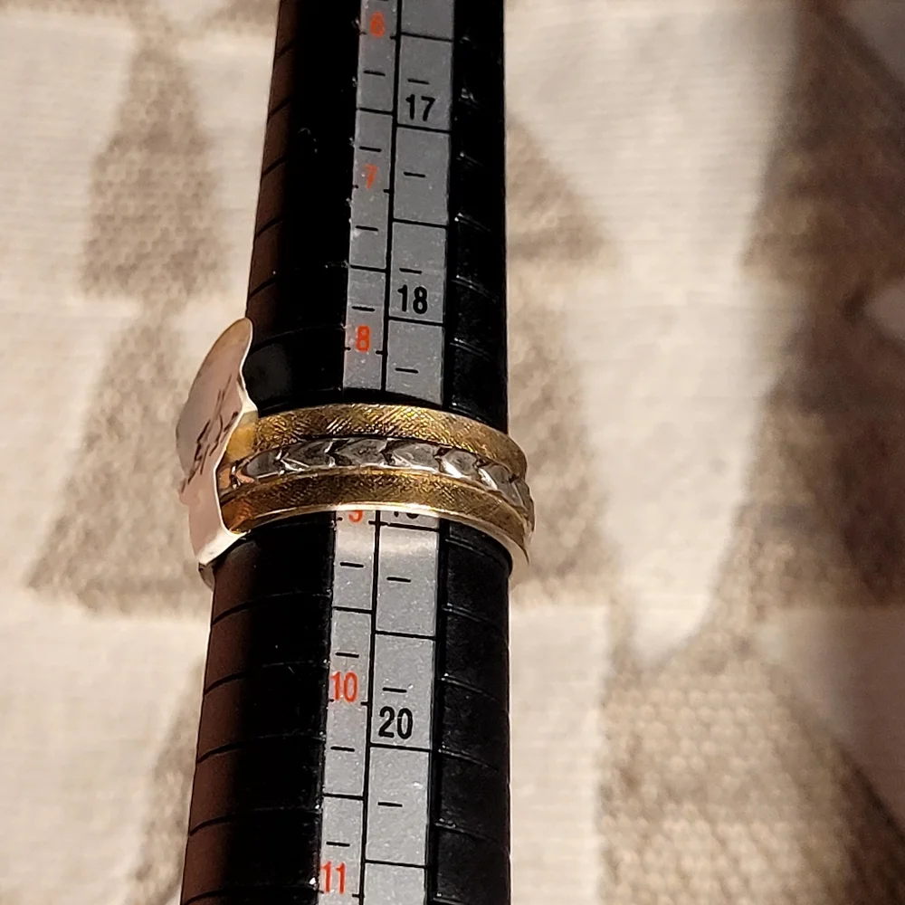 Gold and Silver tone band - Picture 2 of 3